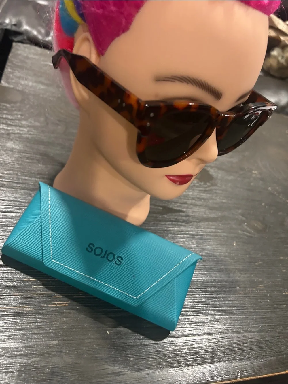 Sojos Women's Tortoiseshell Sunglasses with Brown Lenses